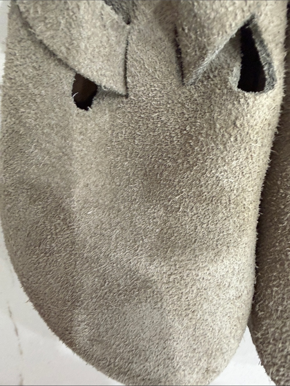 Birkenstock Suede Clog Mule in Taupe/Grey 38-7-7.5 W Men 5-5.5 - Picture 15 of 16